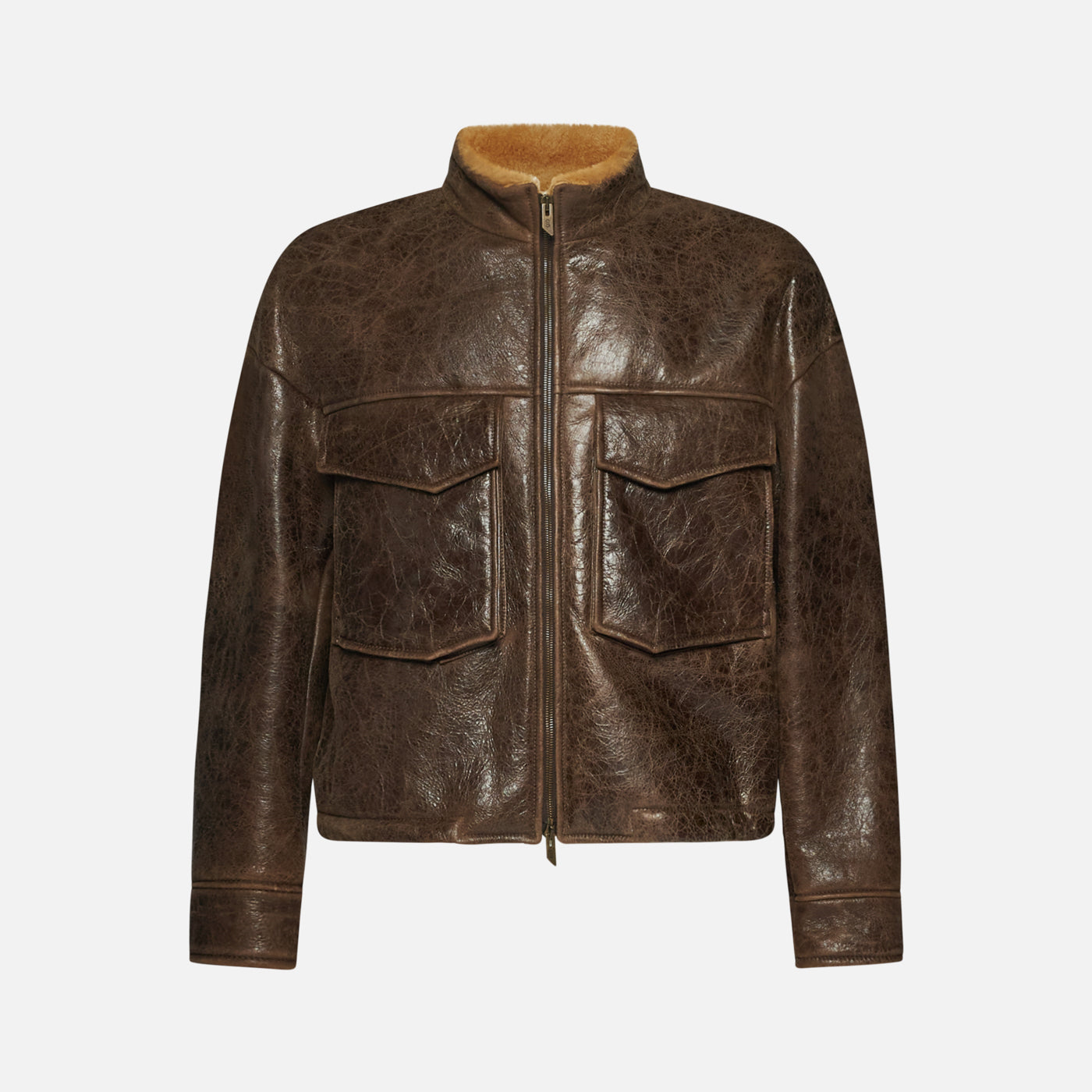 Salvatore Santoro GIACCA IN SHEARLING - BROWN