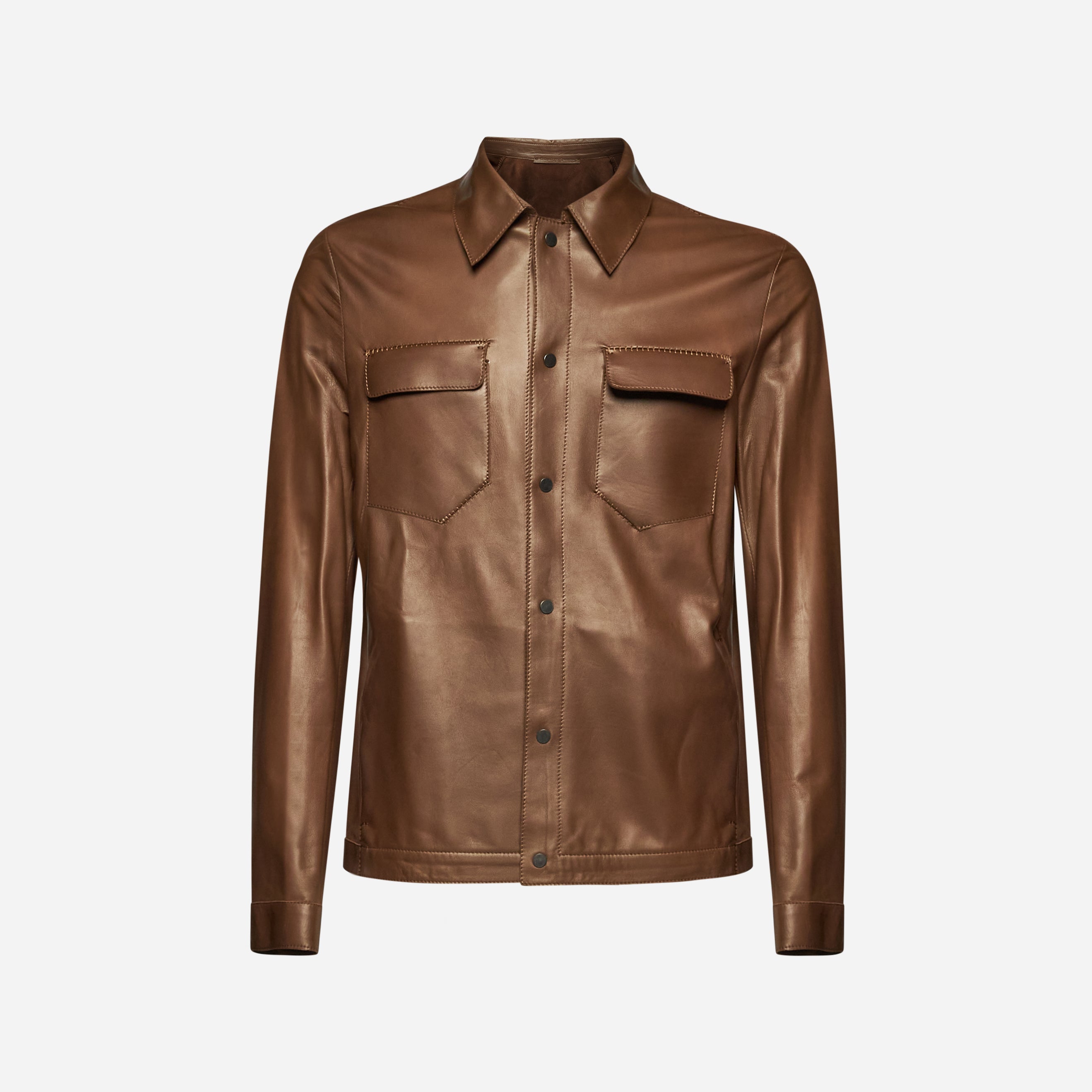 CAMICIA ELEGANT IN PELLE – COOKIE