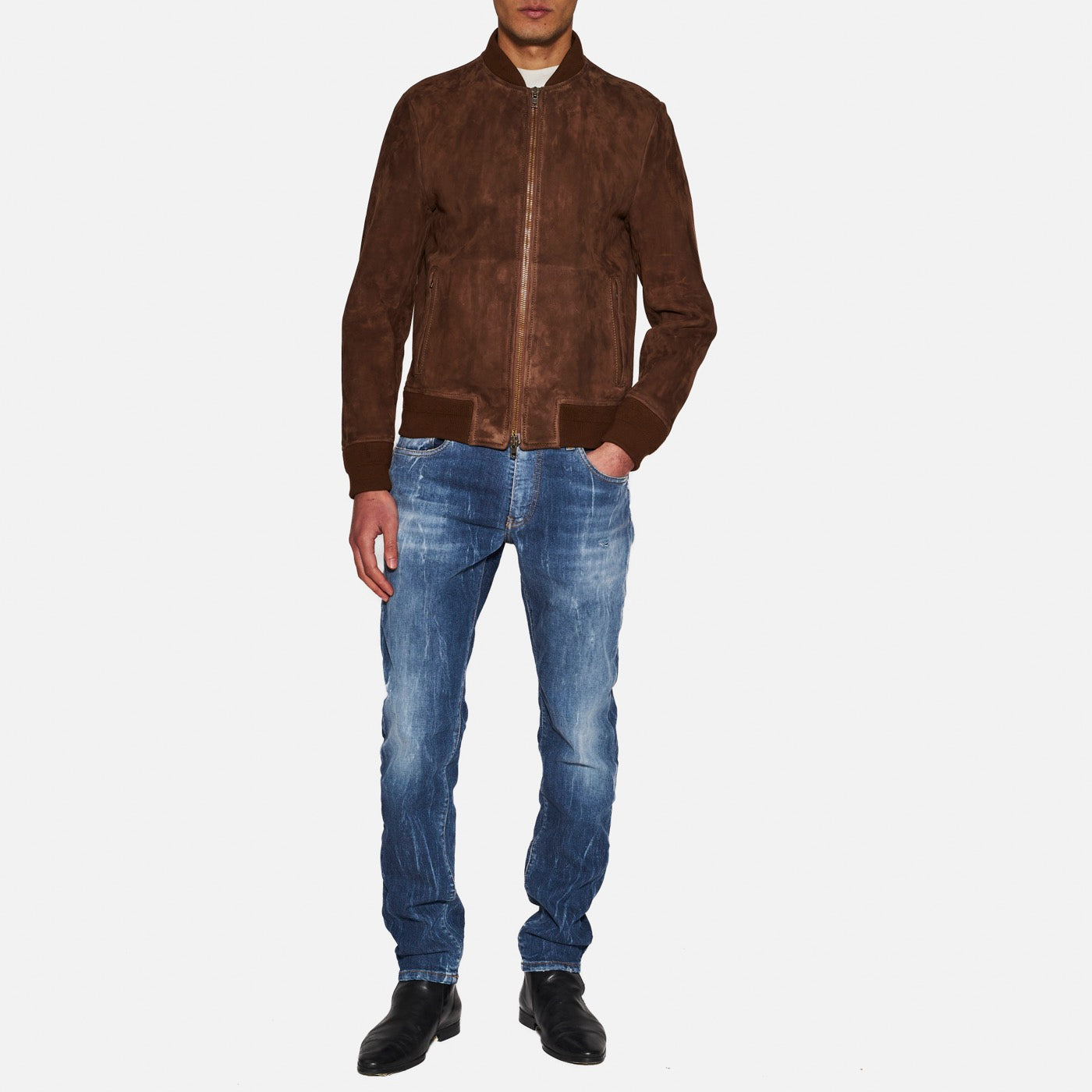 GIACCA BOMBER - BROWN