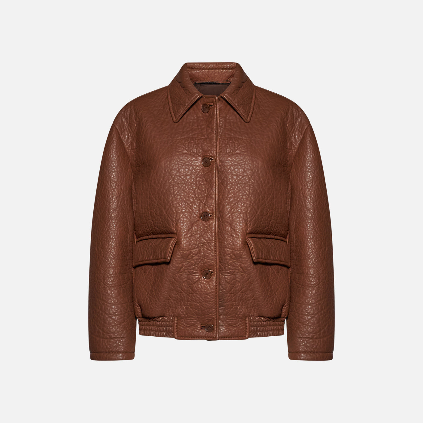 Salvatore Santoro GIACCA IN PELLE - TOBACCO