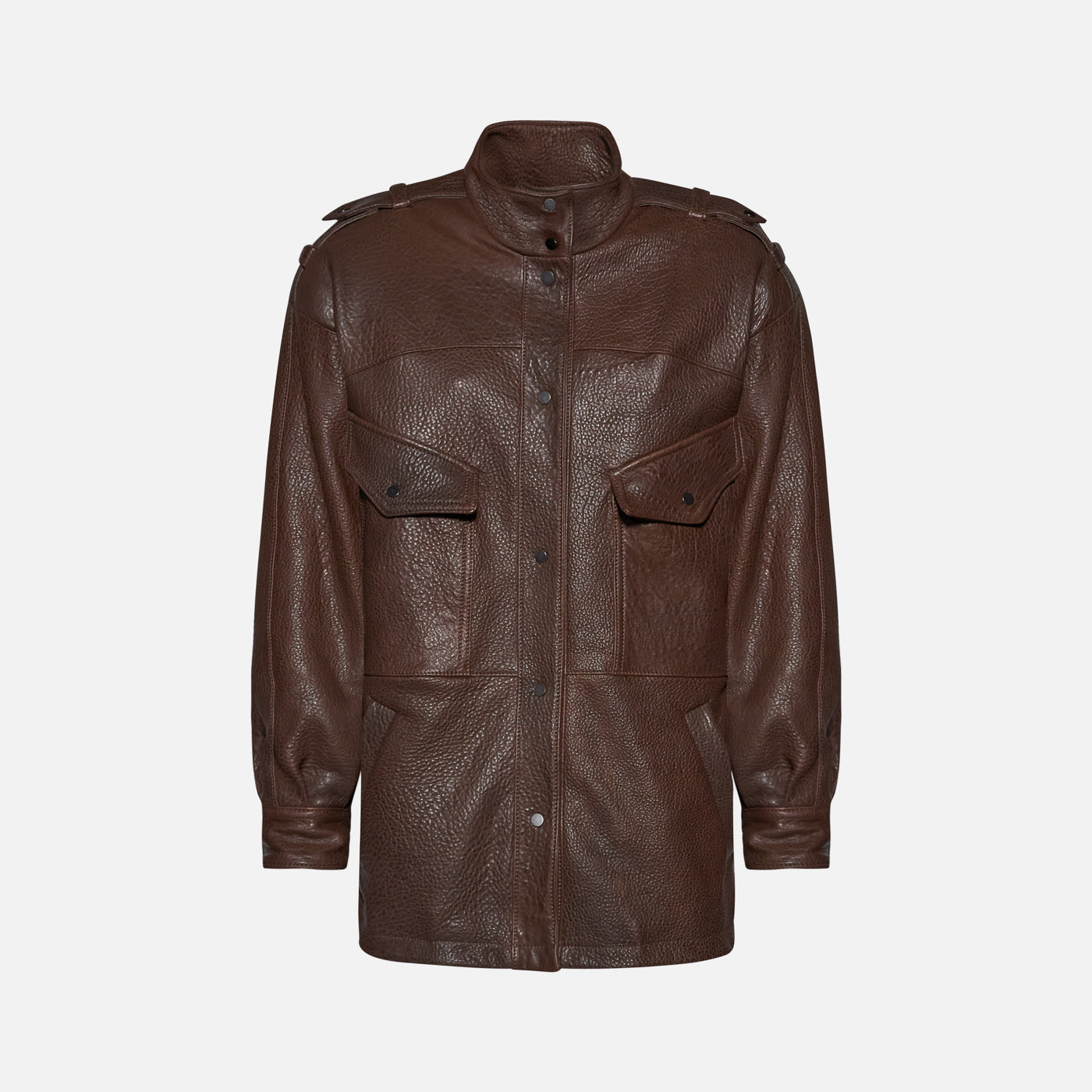 Salvatore Santoro GIACCA IN PELLE - BROWN