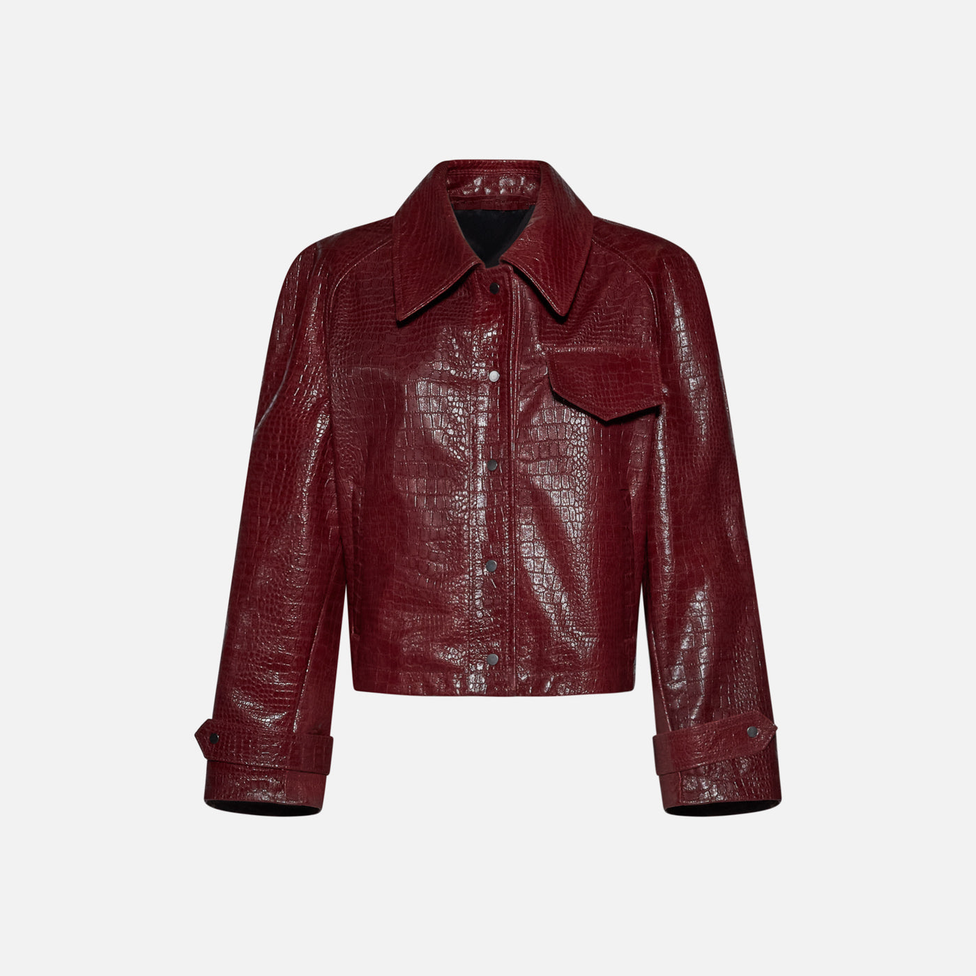 Salvatore Santoro GIACCA IN PELLE - BORDEAUX