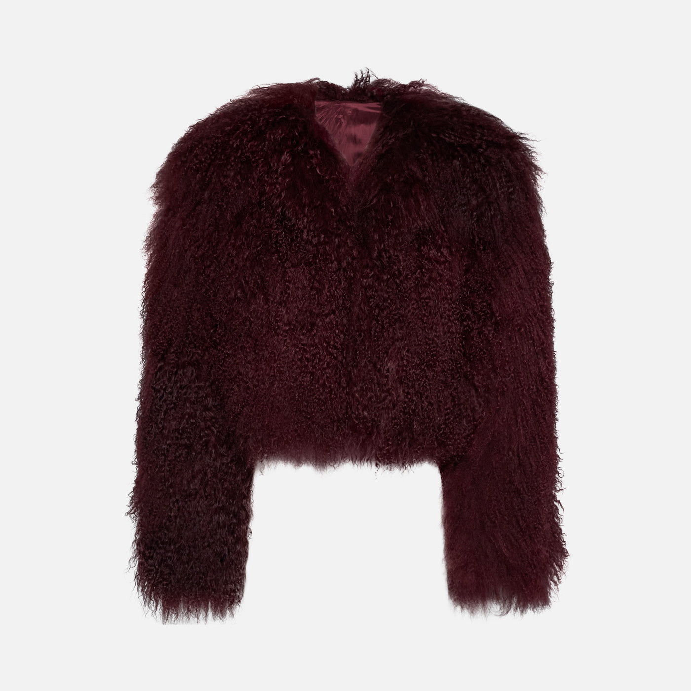 Salvatore Santoro GIACCA IN SHEARLING - BORDEAUX