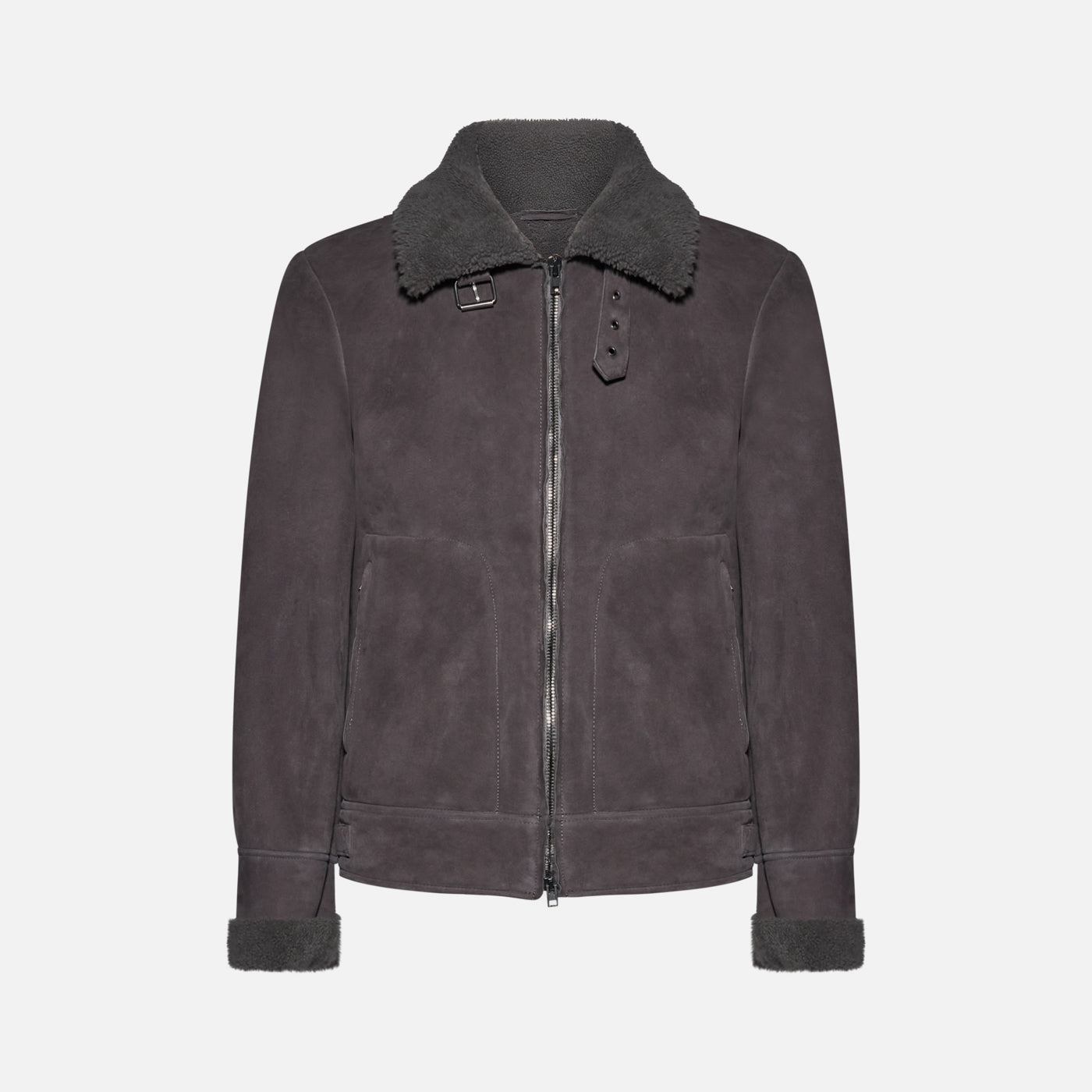Salvatore Santoro GIACCA IN SHEARLING - ASFALTO