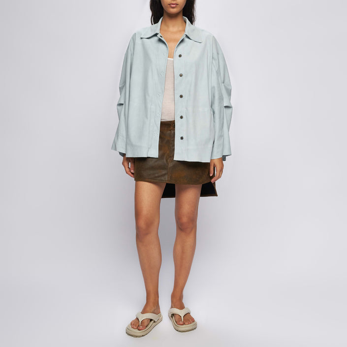 GIACCA OVER IN PELLE – CLOUD