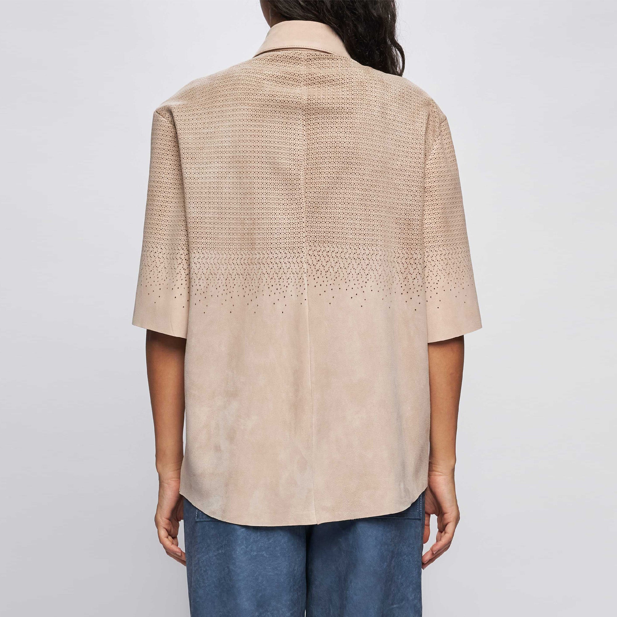 CAMICIA IN PELLE FORATA – ANTIQUE