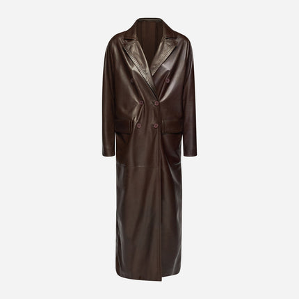 CAPPOTTO IN NAPPA PLONGÈ - TESTA DI MORO