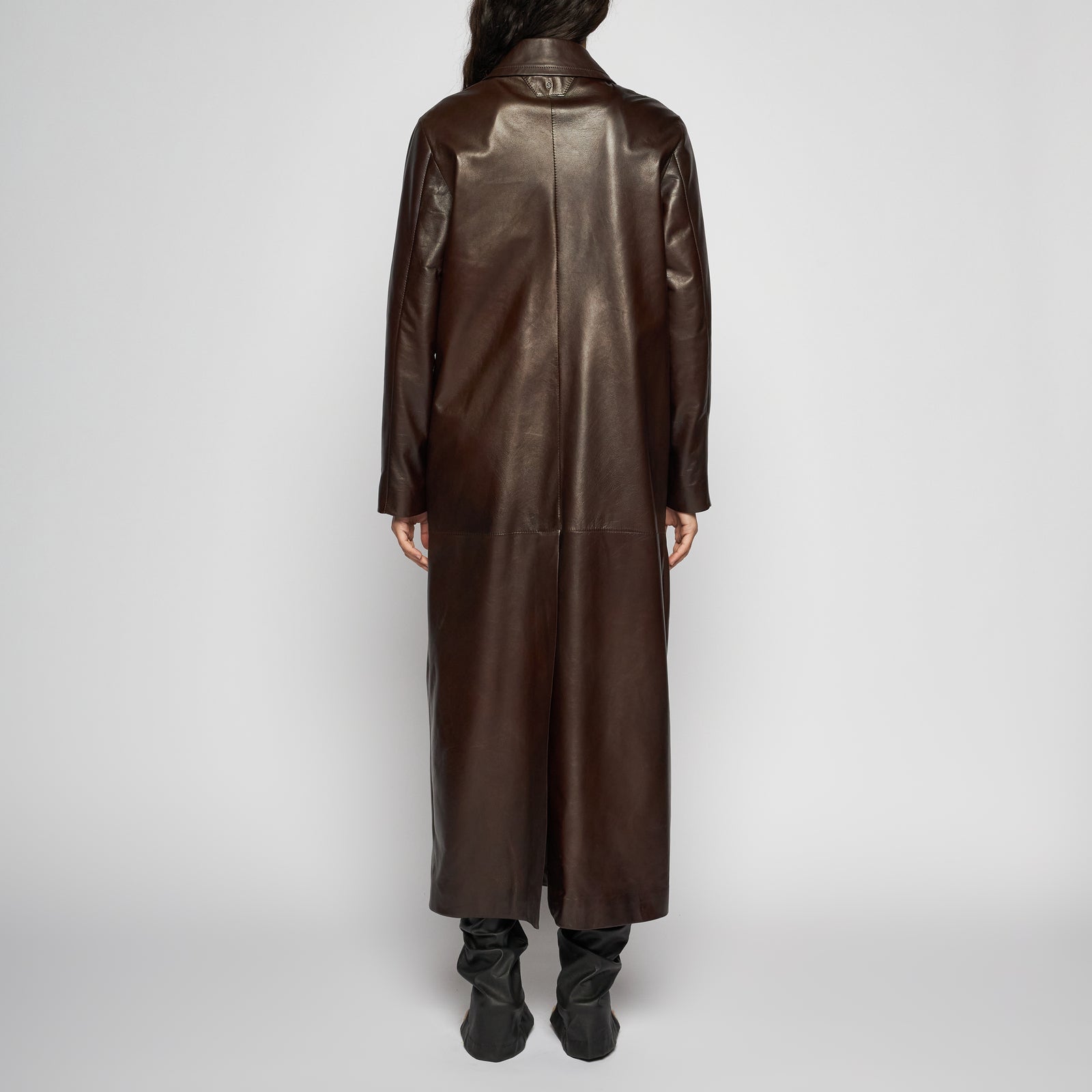 CAPPOTTO IN NAPPA PLONGÈ - TESTA DI MORO