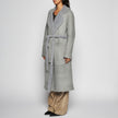 CAPPOTTO IN SHEARLING SCAMOSCIATO - GREY