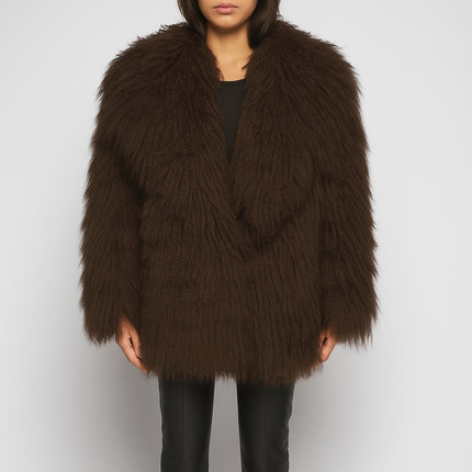 MONGOLIA COAT - BROWN