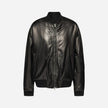 GIACCA BOMBER IN NAPPA PLONGÈ - BLACK