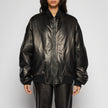 GIACCA BOMBER IN NAPPA PLONGÈ - BLACK