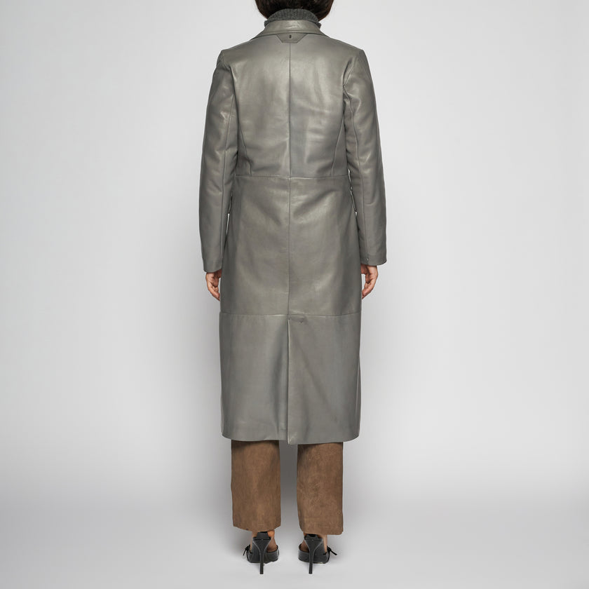 PLONGÈ-LEDERMANTEL – GRAU