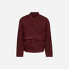 GIACCA IN SHEARLING SCAMOSCIATO - BORDEAUX
