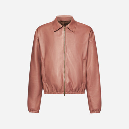 GIACCA IN NAPPA PLONGÈ - ROSA