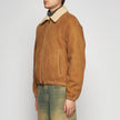 GIACCA BOMBER IN SHEARLING SCAMOSCIATO - BEIGE