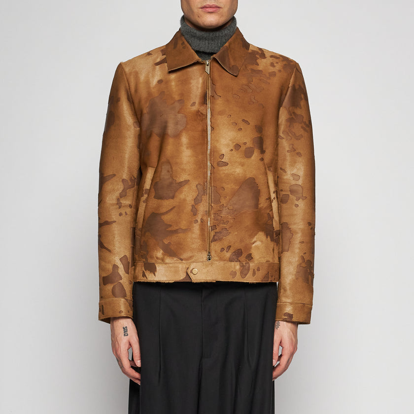 PONYLEDERJACKE – KARAMELL