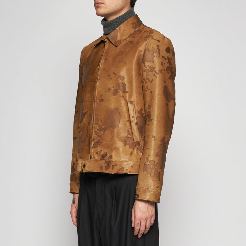 PONYLEDERJACKE – KARAMELL