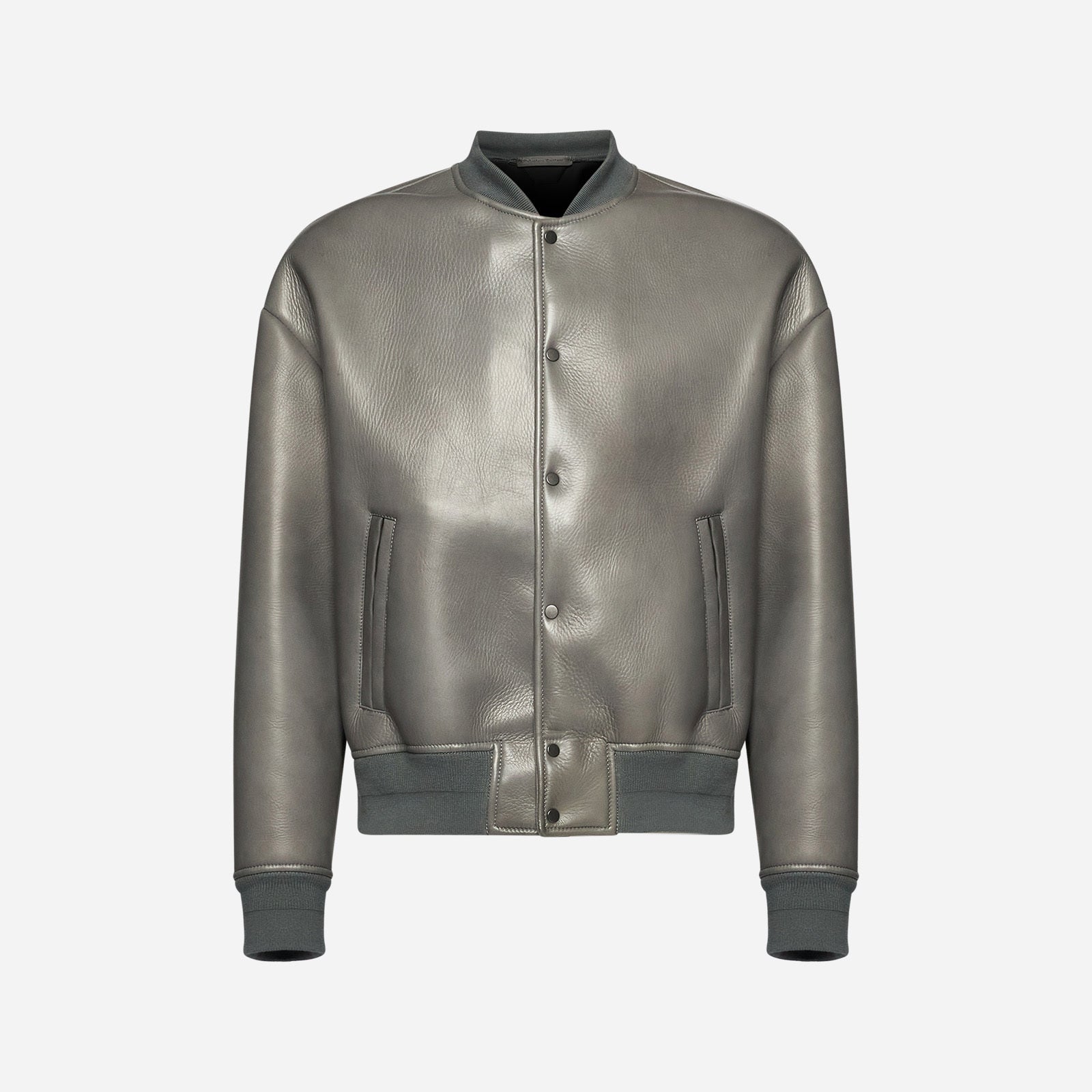 GIACCA BOMBER OVER IN NAPPA PLONGÈ - GREY
