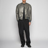 GIACCA BOMBER OVER IN NAPPA PLONGÈ - GREY