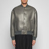 GIACCA BOMBER OVER IN NAPPA PLONGÈ - GREY