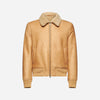 GIACCA BOMBER IN SHEARLING - NUDE