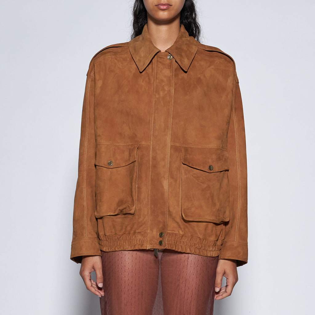 GIACCA IN CAMOSCIO - CAMEL