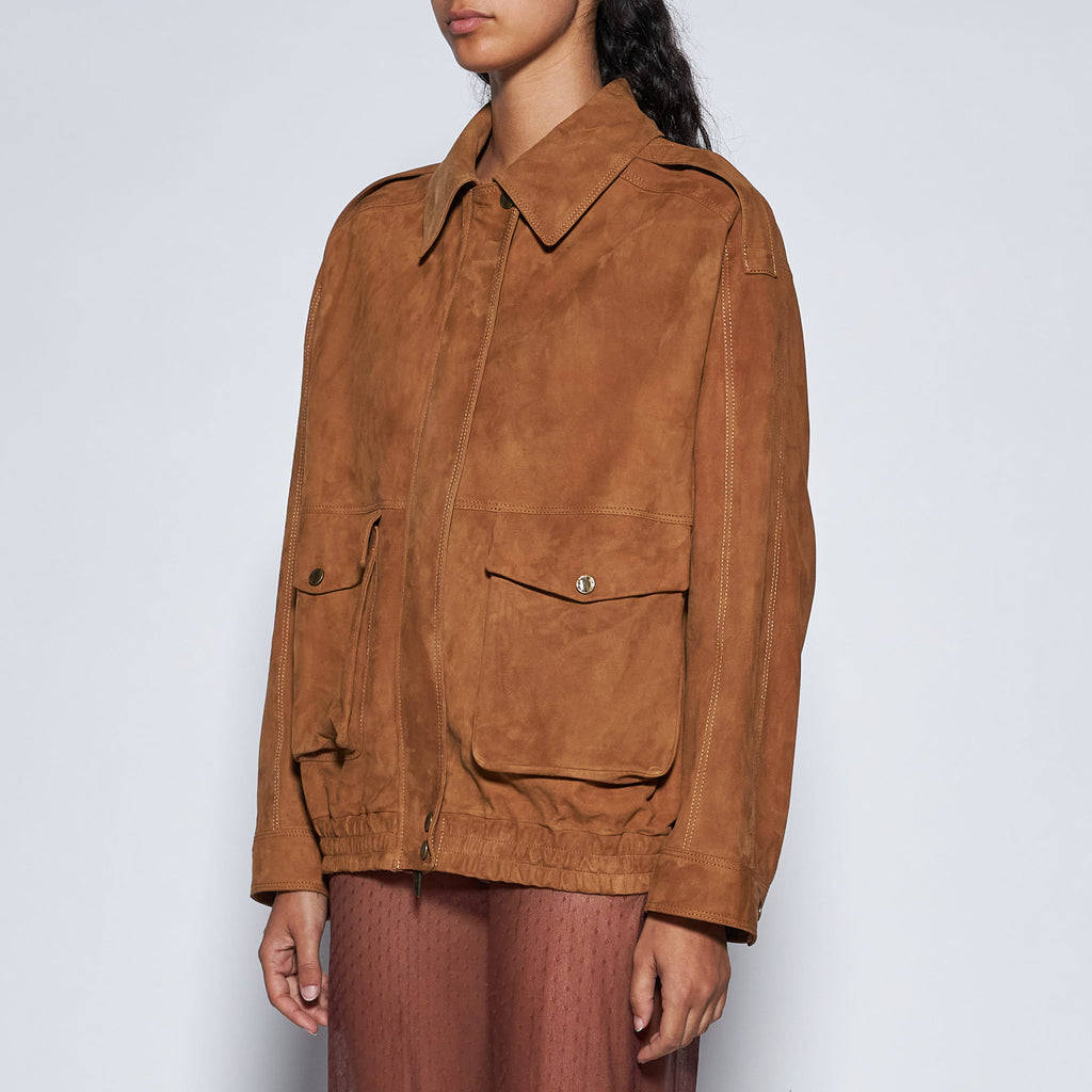 GIACCA IN CAMOSCIO - CAMEL