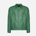GIACCA IN NAPPA PLONGÈ - GREEN