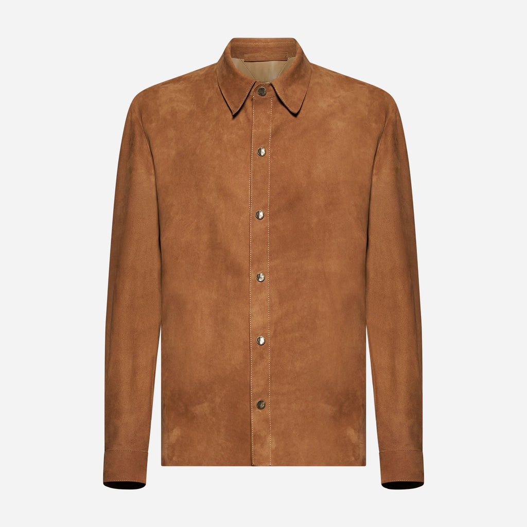 CAMICIA IN PELLE SCAMOSCIATA - TIMBERLAND
