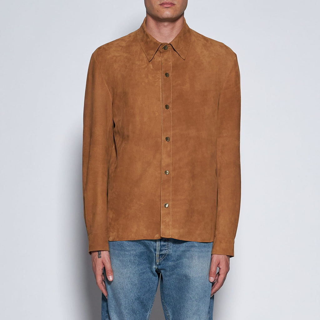 CAMICIA IN PELLE SCAMOSCIATA - TIMBERLAND