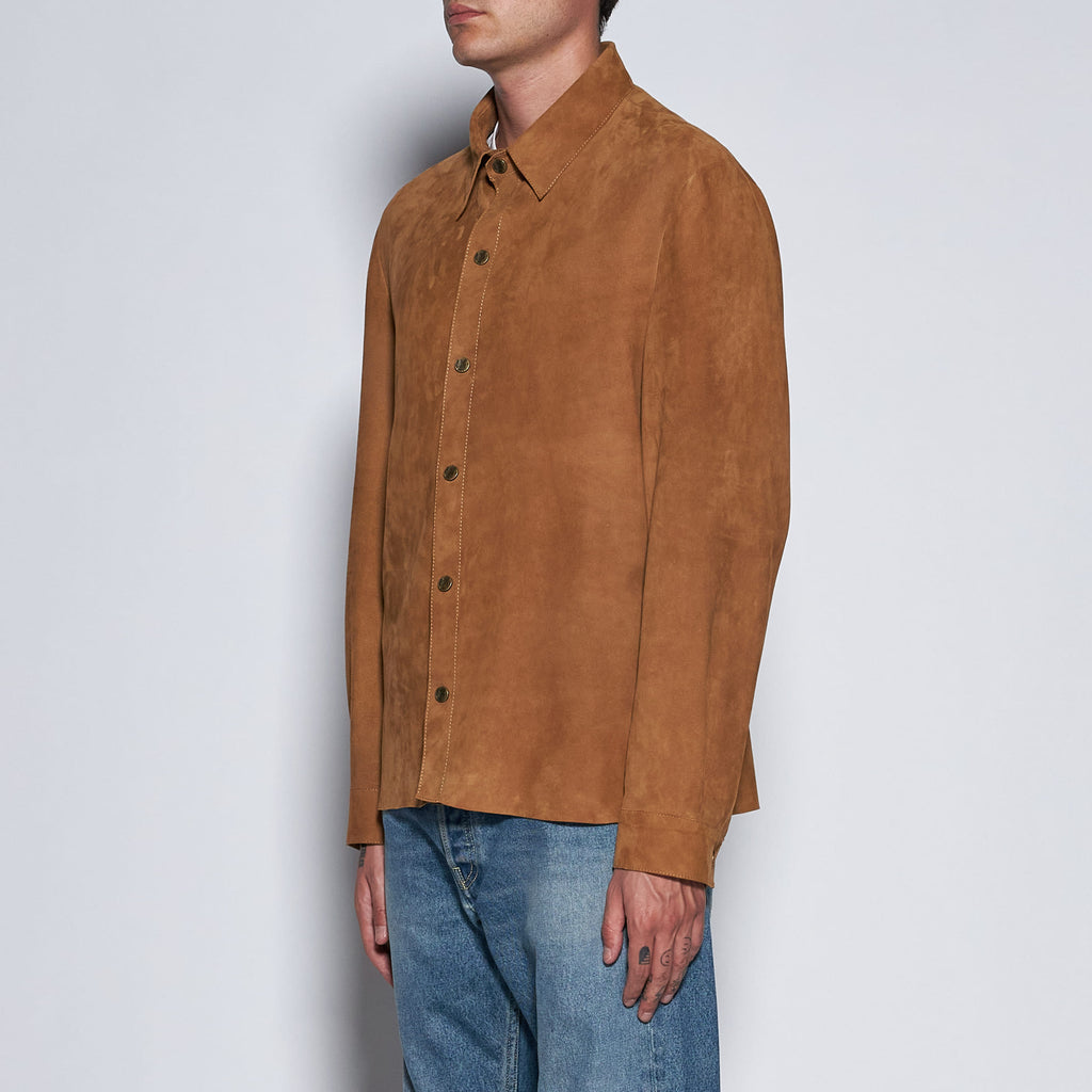 CAMICIA IN PELLE SCAMOSCIATA - TIMBERLAND