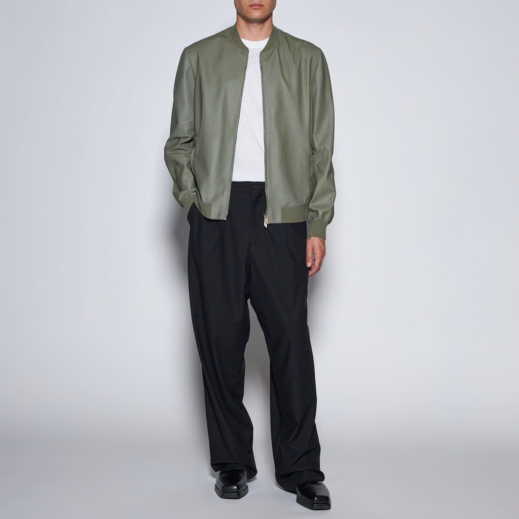 GIACCA BOMBER IN NAPPA - ARMY