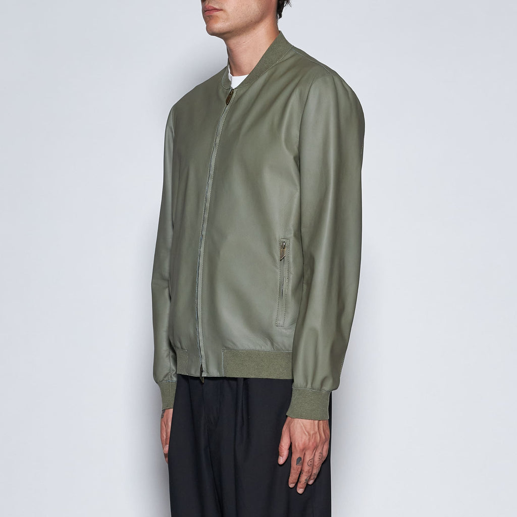 GIACCA BOMBER IN NAPPA - ARMY
