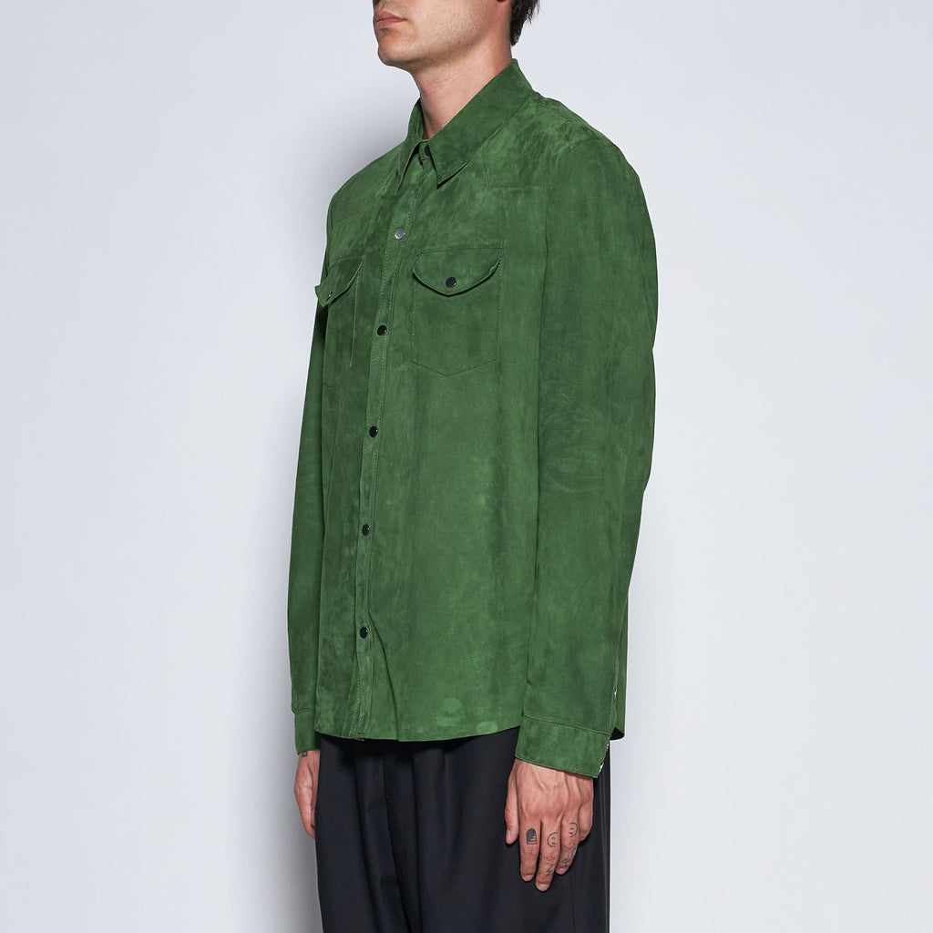 CAMICIA TEXAS IN CAMOSCIO