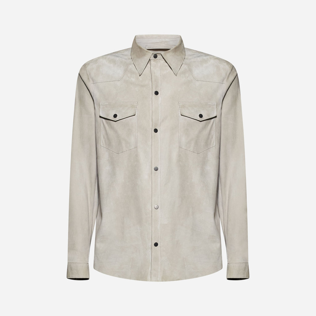 CAMICIA TEXAS IN CAMOSCIO