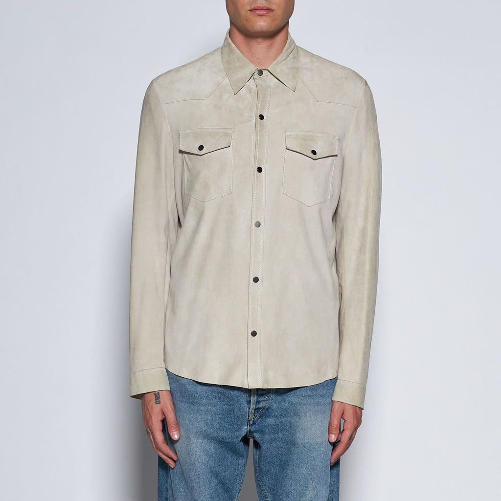 CAMICIA TEXAS IN CAMOSCIO