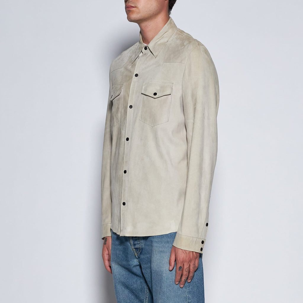 CAMICIA TEXAS IN CAMOSCIO