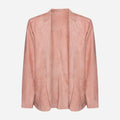 BLAZER IN CAMOSCIO - ROSA