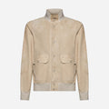 GIACCA BOMBER IN CAMOSCIO - STONE