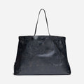 BORSA A MANO PELLE MORBIDA - BLACK