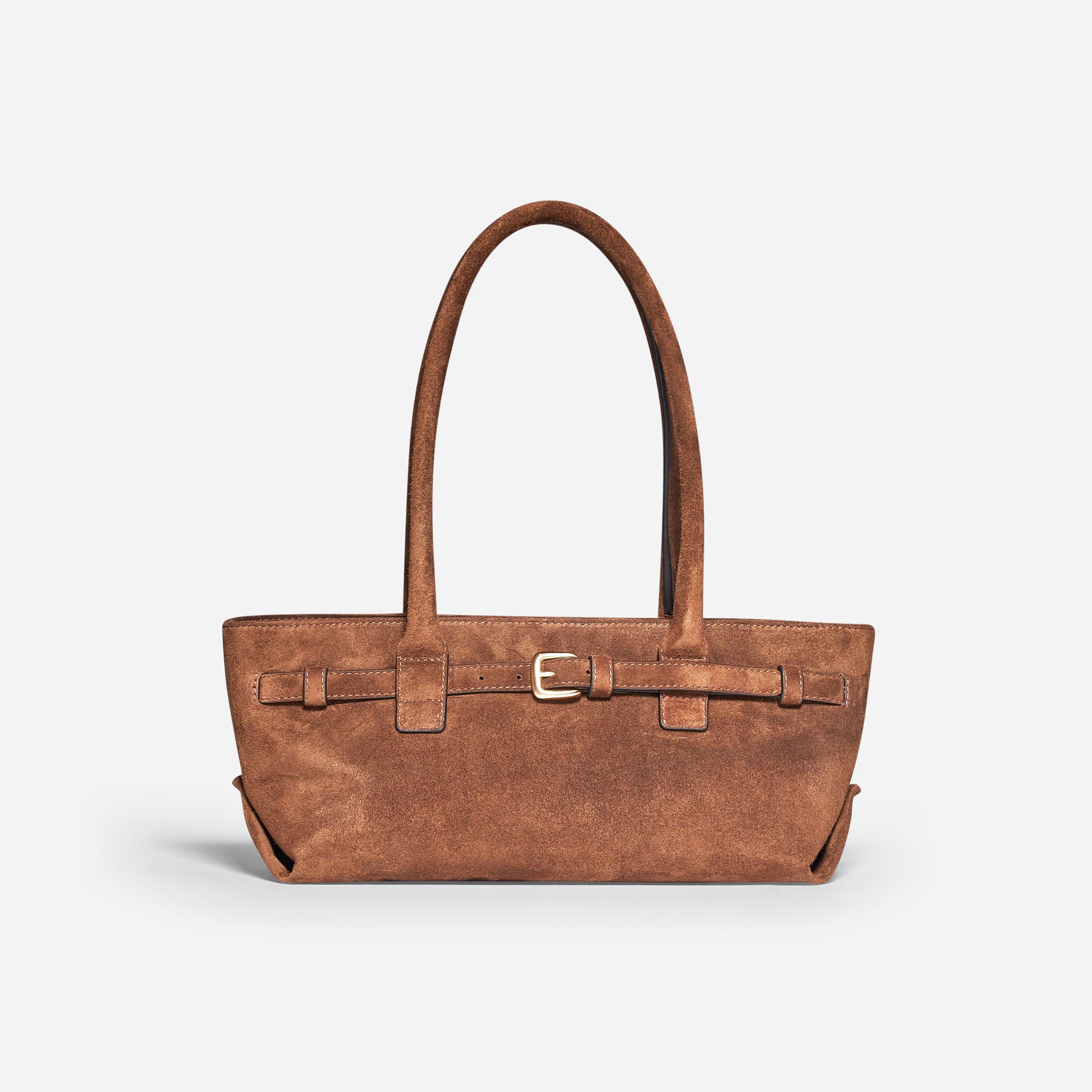 SHOULDER BAG IN PELLE SCAMOSCIATA