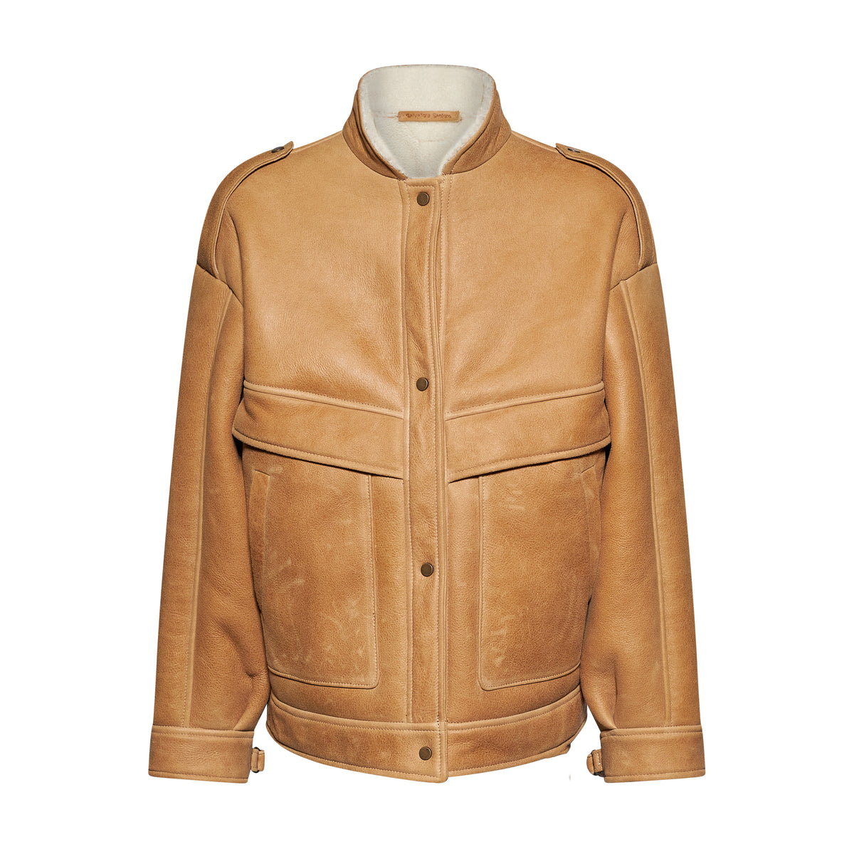 GIACCA IN SHEARLING - TIMBERLAND – vista frontale