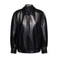 GIACCA IN PELLE - BLACK – vista frontale