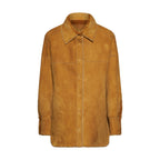 GIACCA IN SHEARLING - SENAPE – vista aggiuntiva 3