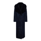 CAPPOTTO IN SHEARLING - BLUE
