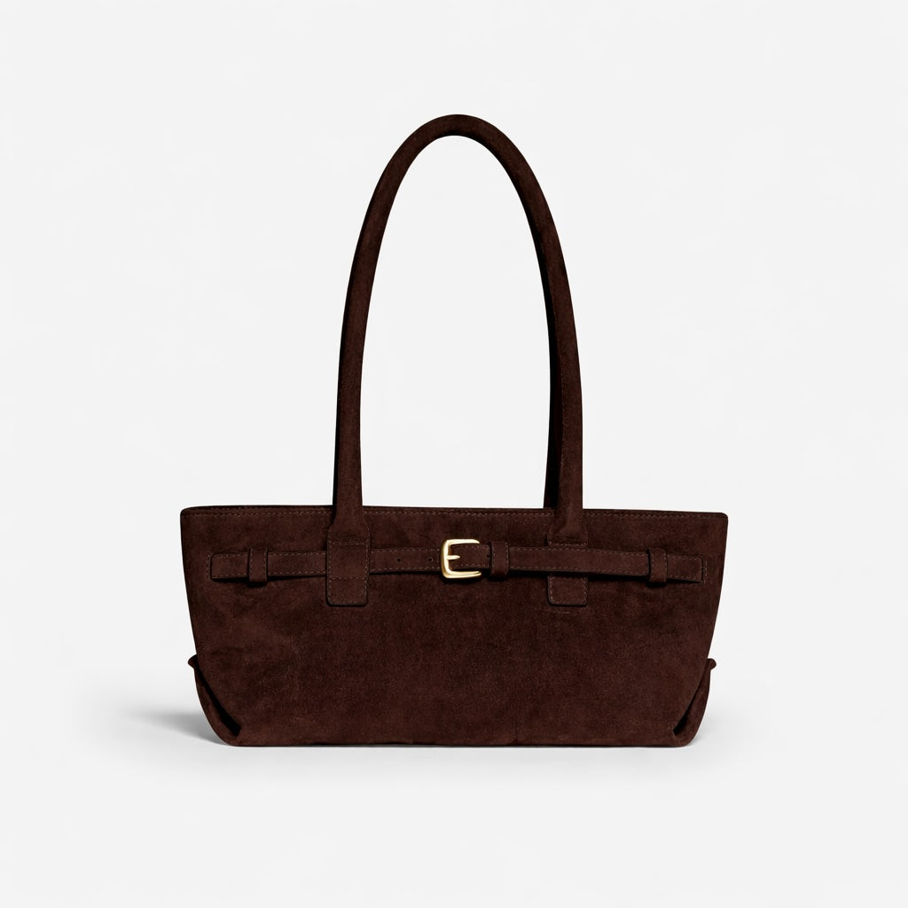 SHOULDER BAG IN PELLE SCAMOSCIATA