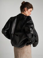 GIACCA IN PELLE - BLACK