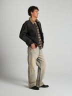 BOMBER IN SHEARLING - GREY/SPAGO