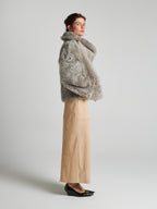 SHEARLING-JACKE - MUD